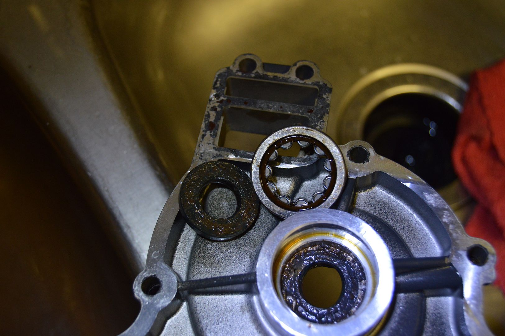Water pump leak fix DIY with some pics KTM Forums